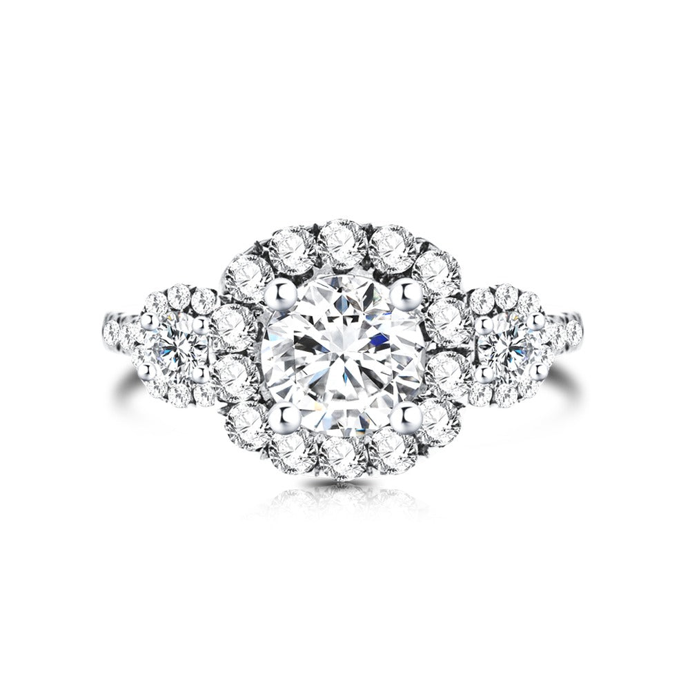 18K Diamond Ring Setting R2016