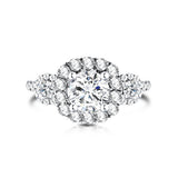 18K Diamond Ring Setting R2016