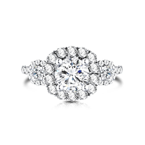 18K Diamond Ring Setting R2016
