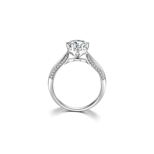 18K Diamond Ring Setting R204