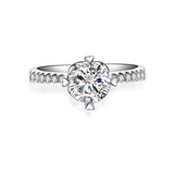 18K Diamond Ring Setting R206