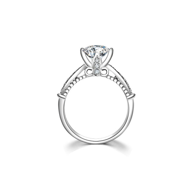 18K Diamond Ring Setting R207