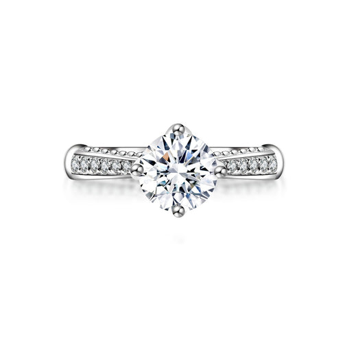 18K Diamond Ring Setting R207