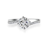18K Diamond Ring Setting R208