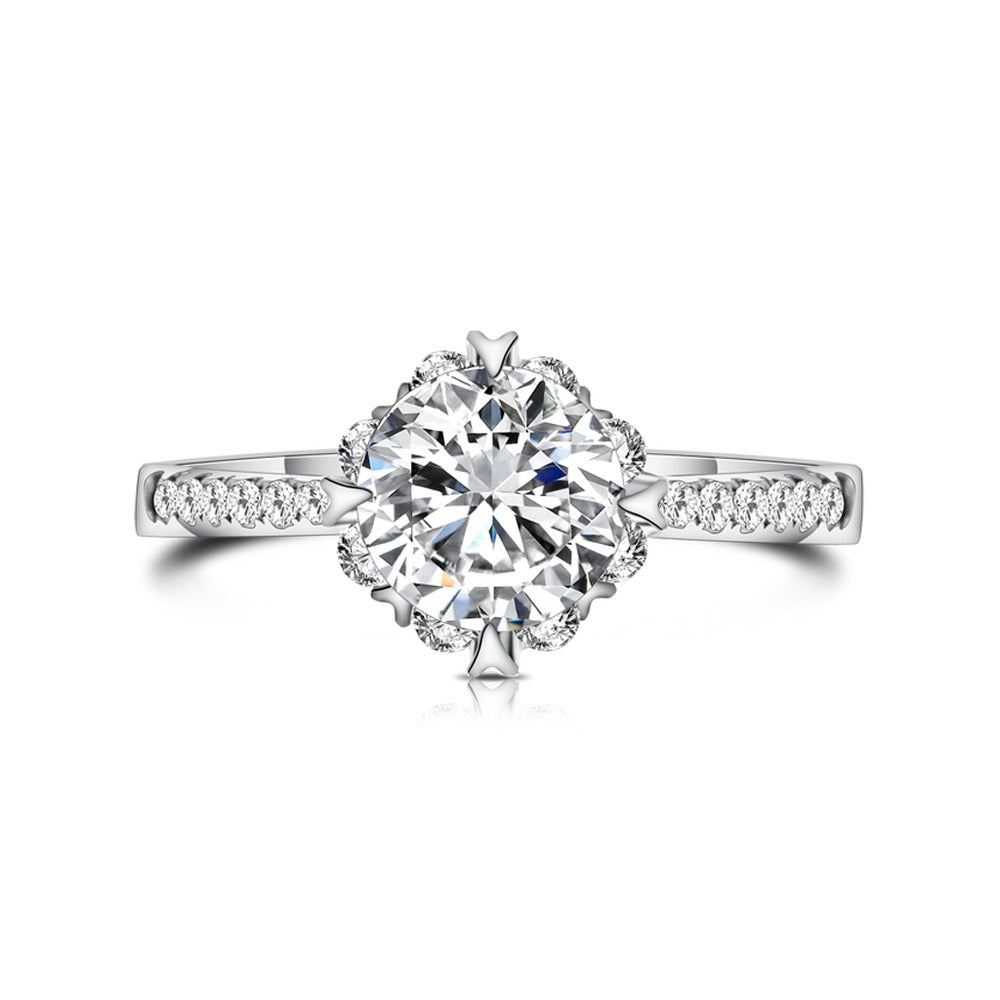 18K Diamond Ring Setting R2215