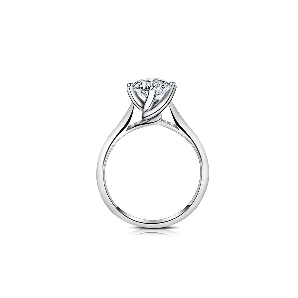 18K Plain Ring Setting R2225