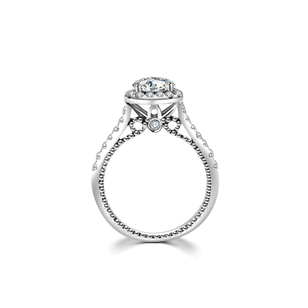 18K Diamond Ring Setting R265