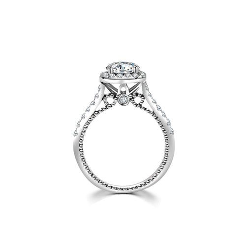 18K Diamond Ring Setting R265