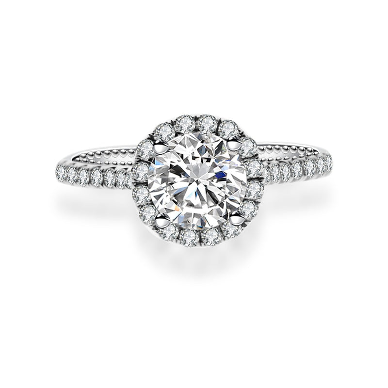 18K Diamond Ring Setting R265