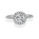 18K Diamond Ring Setting R265