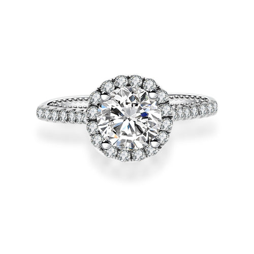 18K Diamond Ring Setting R265