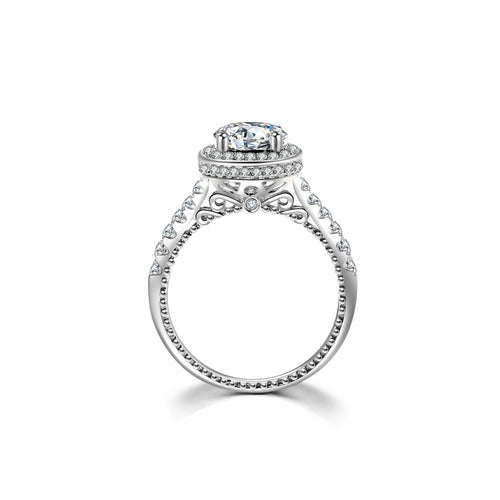 18K Diamond Ring Setting R284