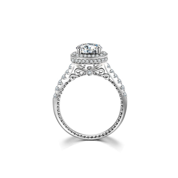 18K Diamond Ring Setting R284