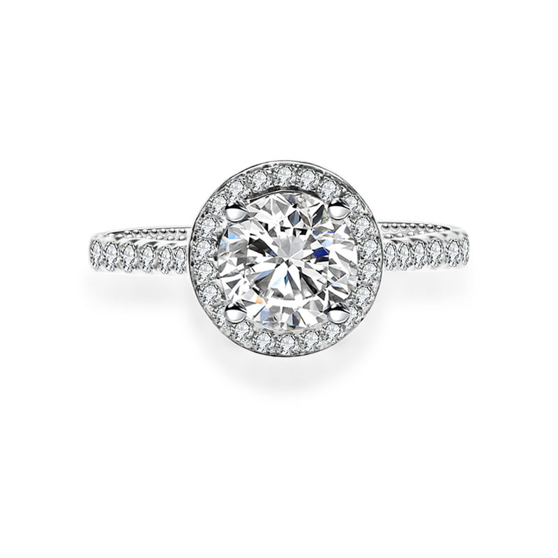 18K Diamond Ring Setting R284