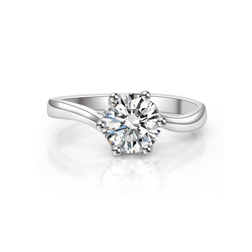 18K Plain Ring Setting R296