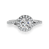 18K Diamond Ring Setting R302