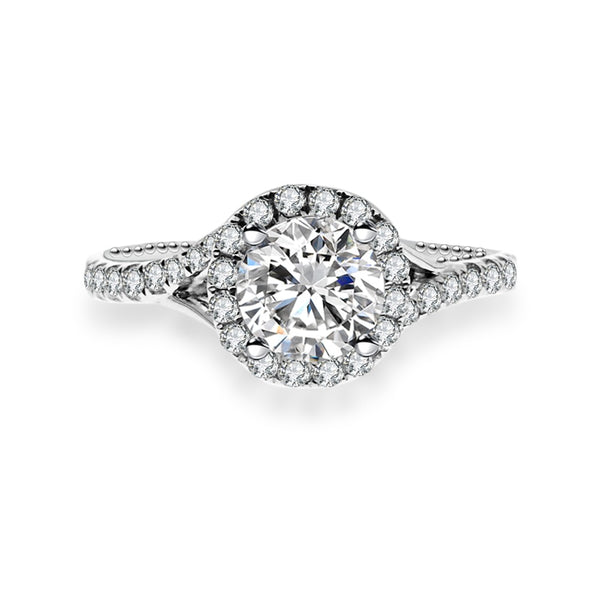 18K Diamond Ring Setting R302