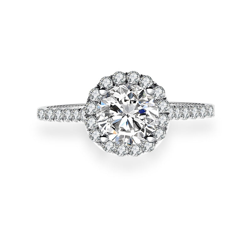 18K Diamond Ring Setting R3253