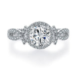 18K Diamond Ring Setting R3254