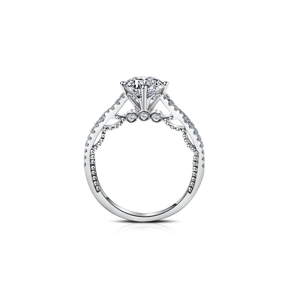 18K Diamond Ring Setting R3255