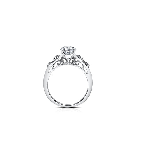 18K Diamond Ring Setting R3257