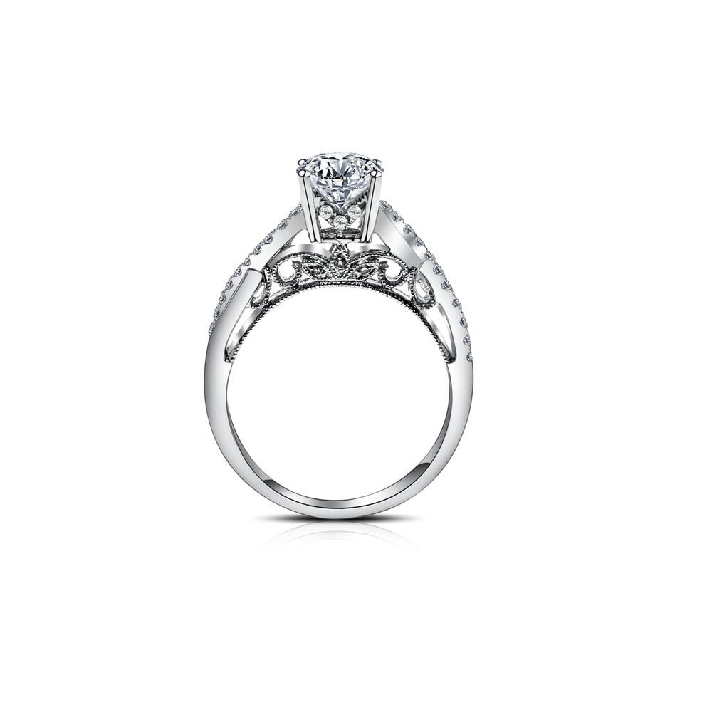18K Diamond Ring Setting R3258