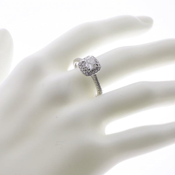 18K Cushion Diamond Ring R3263