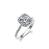 18K Cushion Diamond Ring R3263