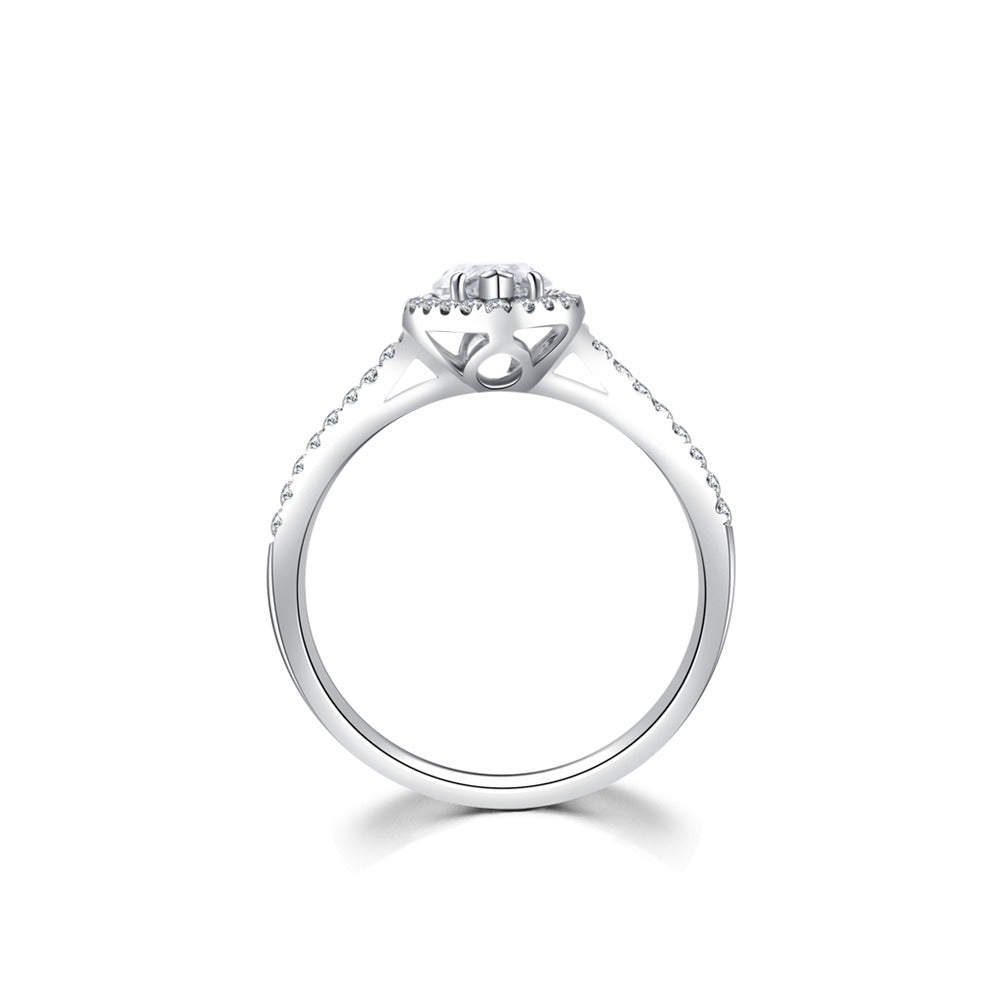 18K Marquise Diamond Ring R3265