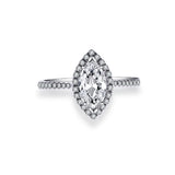 18K Marquise Diamond Ring R3265
