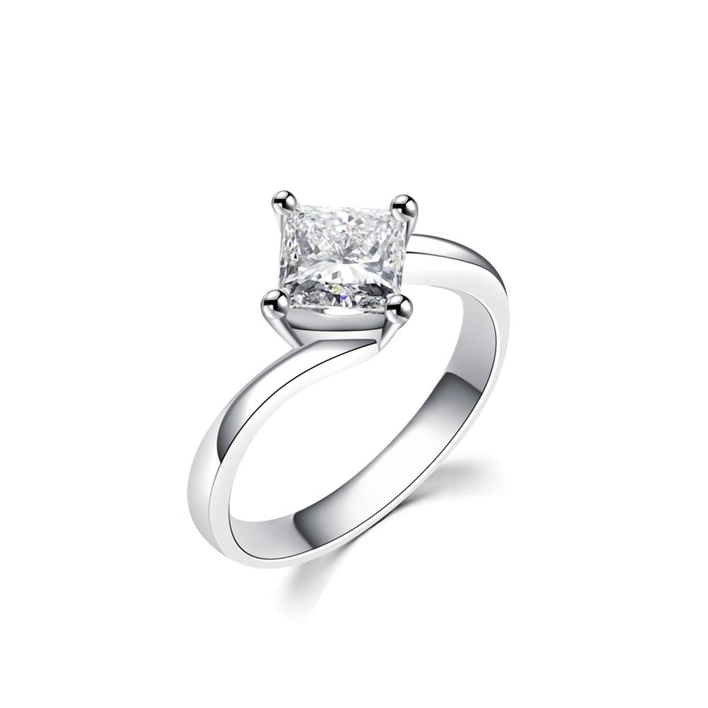 18K Princess Diamond Ring R3267