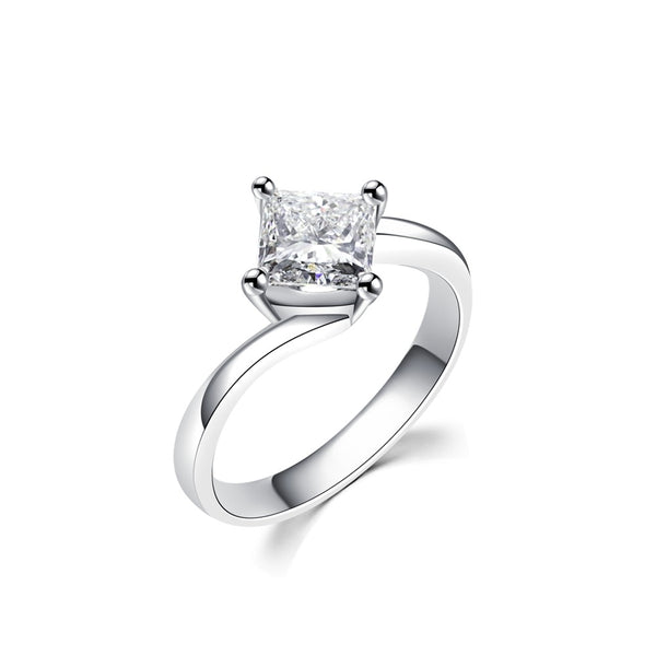 18K Princess Diamond Ring R3267