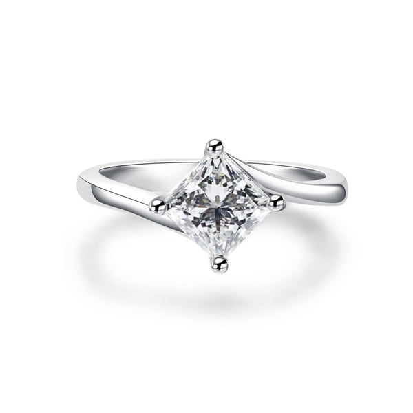 18K Princess Diamond Ring R3267