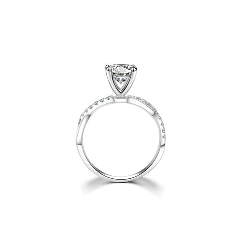 18K Diamond Ring Setting R407