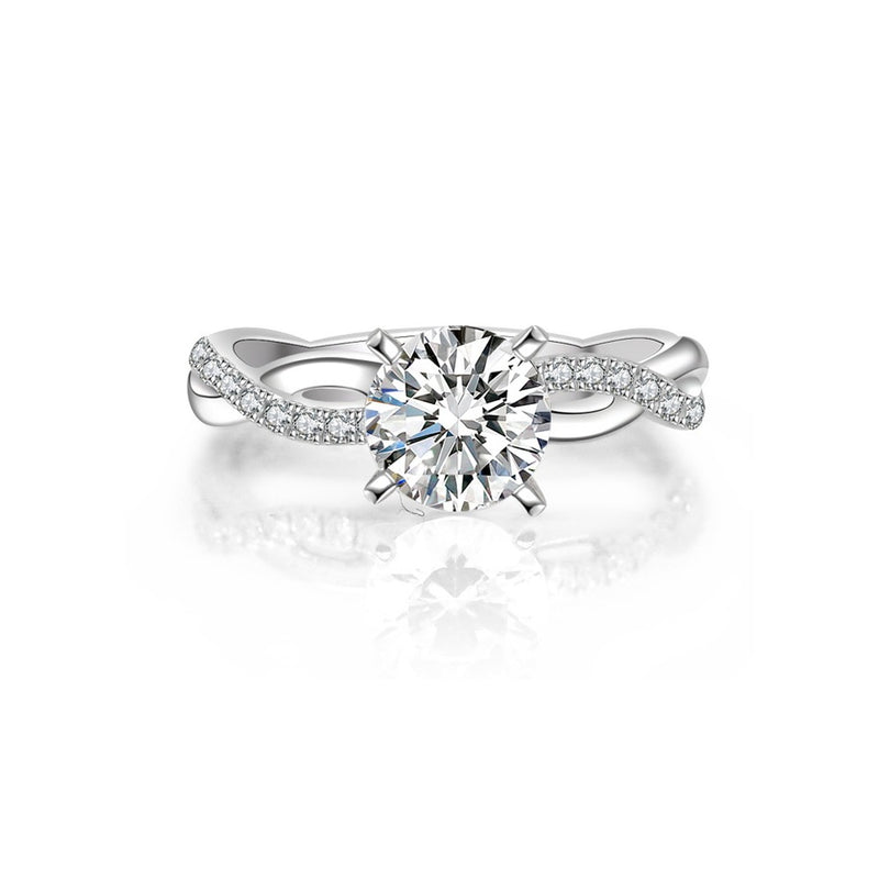 18K Diamond Ring Setting R407