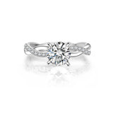 18K Diamond Ring Setting R407