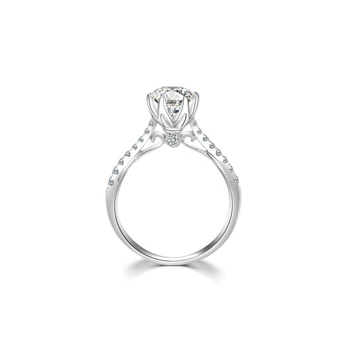 18K Diamond Ring Setting R433