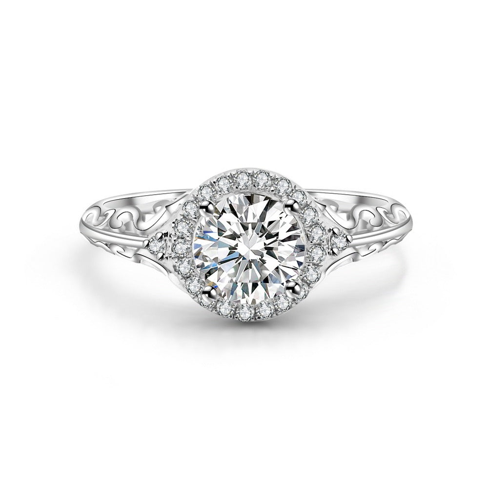 18K Diamond Ring Setting R436