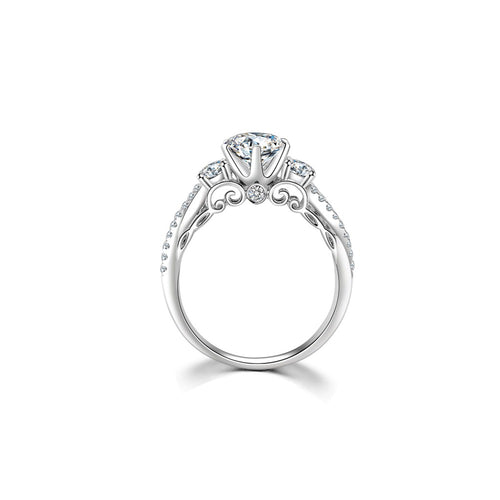 18K Diamond Ring Setting R437