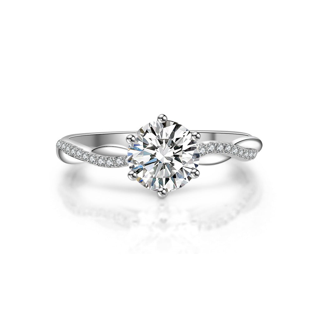 18K Diamond Ring Setting R438