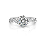 18K Diamond Ring Setting R446