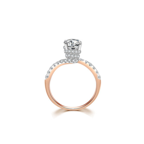 18K Diamond Ring Setting R452