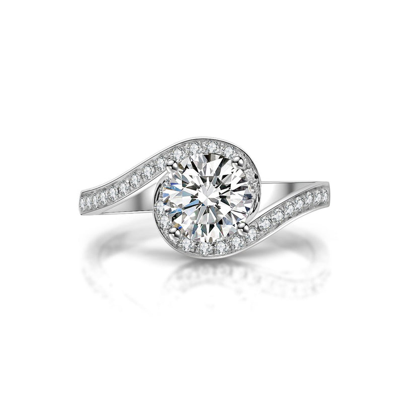 18K Diamond Ring R476