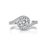 18K Diamond Ring R476
