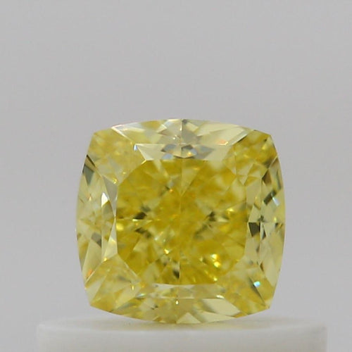 GIA 彩鑽 黃鑽 0.52ct Fancy Intense Yellow