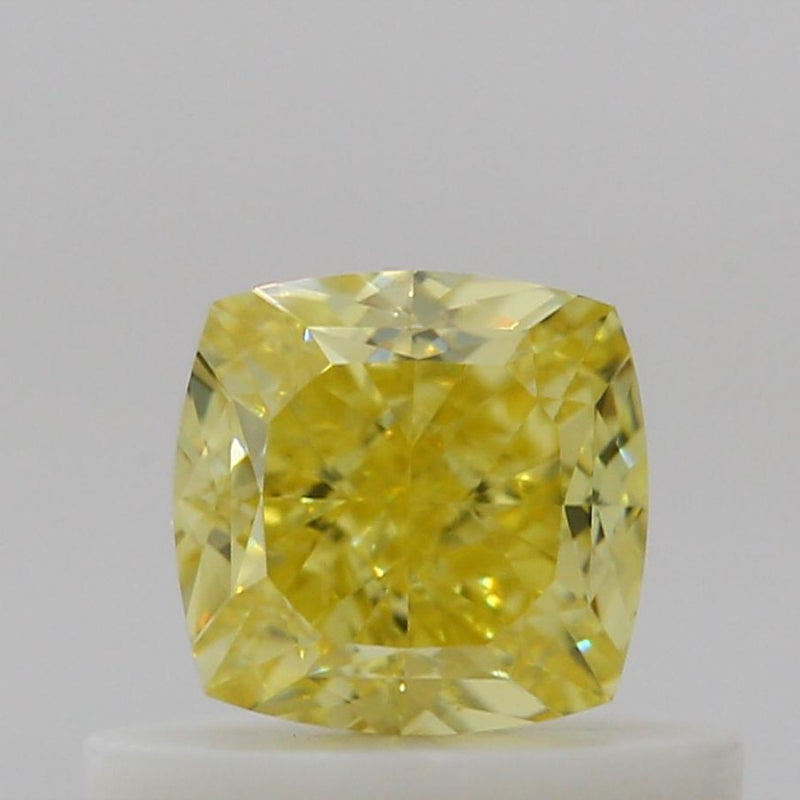 GIA 彩鑽 黃鑽 0.52ct Fancy Intense Yellow