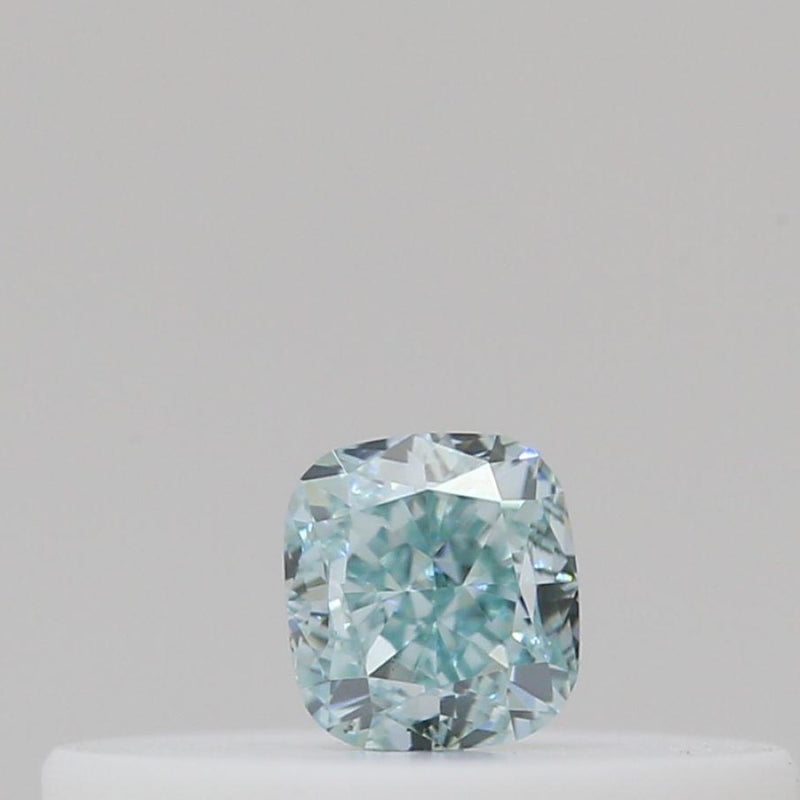 GIA 彩鑽 綠鑽 0.09ct Fancy Blue-green