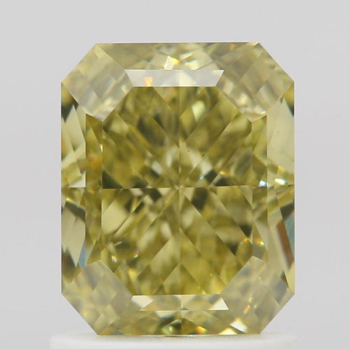 GIA 彩鑽 黃鑽 1.52ct Fancy Deep Grayish Greenish Yellow