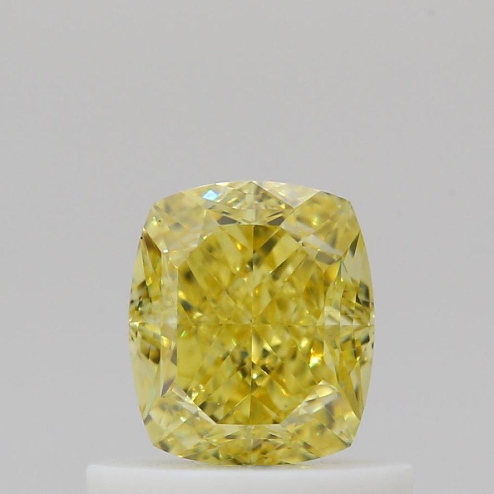 GIA 彩鑽 黃鑽 0.68ct Fancy Intense Yellow