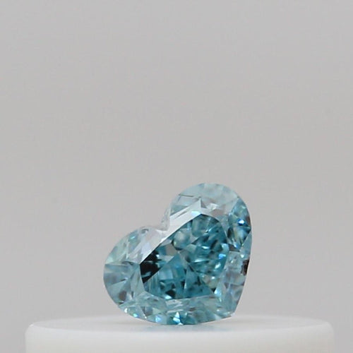 GIA 彩鑽 綠鑽 0.11ct Fancy Vivid Blue-green